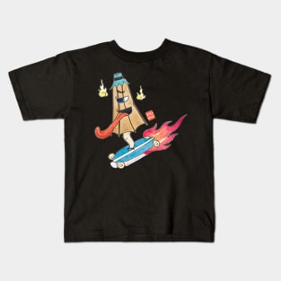 Kasa Obake surfing Longboard Kids T-Shirt